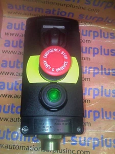 800G-3JMME4AL3K1 ASSEMBLED STATION WITH EMERGENCY STOP *NEW SURPLUS - Picture 1 of 2
