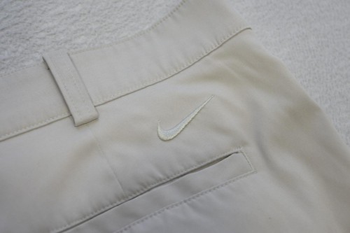 Nike Pantaloncini Golf Dri Fit Tour Performance Beige Elasticizzati Piatti 11" INS Uomo Taglia 40