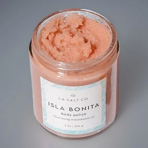 LA SALT CO Isla Bonita Exfoliating Body Himalayan PINK Scrub 10.0 oz NEW - Picture 1 of 7