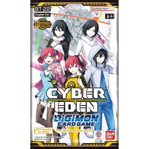 Digimon Juego de Cartas Coleccionables Inglés - Cyber Eden BT22 - BOOSTER PACK (12 Cartas) - Imagen 1 de 1