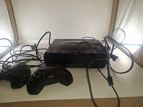 Sega Saturn MK-80000 Video Game Console Bundle with 2 Controllers Black Model 2