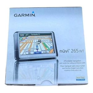 Garmin Nuvi 265w GPS Navigation System in original box (USED) - Picture 1 of 6