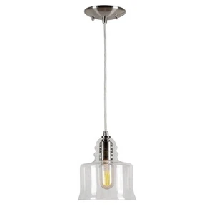 Forte Lighting 2680-01-55 Signature Mini Pendant Brushed Nickel - Picture 1 of 4