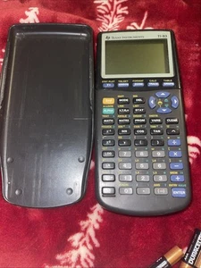 Texas Instruments TI-83 Plus Graphing Calculator Black W/ Cover - Tested - Picture 1 of 5