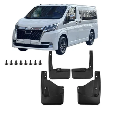 Car mudguard Splash Guards & Mud Flaps For Toyota Hiace 2019-2025 Accessories - Image 1 of 4