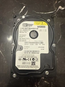 Western Digital 80GB WD800JD-75LSA0 Serial ATA Hard Drive WD Caviar HSBHYTJCA - Picture 1 of 3