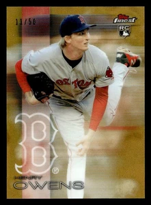 2016 Finest Gold Refractor #75 Henry Owens SN, RC #/50 - Bild 1 von 2