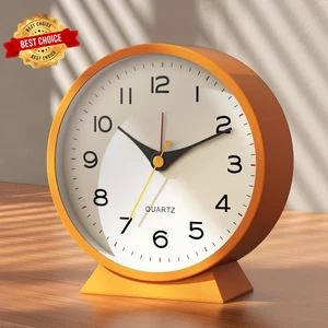  Sveglia analogica 4,5 piccola retrò orologio da scrivania a batteria - Foto 1 di 6