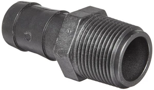 Banjo Poly Schlauch Rohrverschraubung Adapter 1" Außengewinde x 1" Schlauch Widerhaken - HB100 - Bild 1 von 3