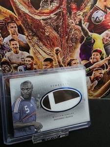 WILLIAM GALLAS 09/10 Patch Relic Futera Unique 2024 France Tottenham Hotspurs - Picture 1 of 2