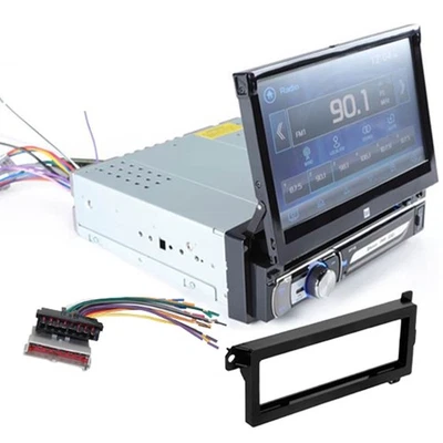 Dual 7" Flip-Up Screen DVD Bluetooth AM/FM Car Stereo for 1994-01 Dodge RAM 1500 - Image 1 of 4