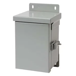 HOFFMAN A8R86HCR WALL MOUNT ENCLOSURE NEMA 3R  8 X 8 X 6"  DRIP SHIELD TOP - Picture 1 of 9