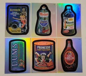 2007 WACKY PACKAGES All New Series 5 FOIL STICKER CARD SET 6/10 NM/MT ANS5 Topps - Bild 1 von 5