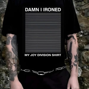 Damn I Ironed My Joy Division Gothic Alternative Emo Occult Grunge T-Shirt - Picture 1 of 1