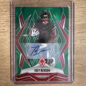 Panini Phoenix Trey Benson #27 2025 autógrafo verde 4/25 - Imagen 1 de 2