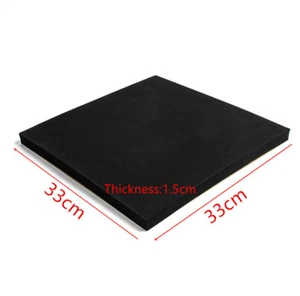 Universal 33*33CM Motorcycle Race Racing Foam Seat Pad Adhesive 15MM Thick Uncut - Picture 1 of 6