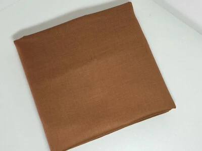 Solid Fabric Chocolate/Medium Brown Cotton Quilting Fabric, 2 yds by LOF - Image 1 of 3