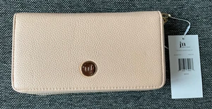 Cartera Jessica Moore Doble Cremallera Color Melocotón/Melocotón Nueva con etiquetas - Imagen 1 de 4