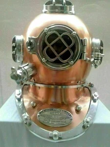 Diving Divers Helmet Vintage Deep Sea Scuba Diving Helmet 18" Deep Diving Helmet - Picture 1 of 1