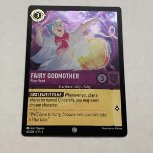 Fairy Godmother 42/204 Disney Lorcana Rise of the Floodborn Common Cold Foil NM - Picture 1 of 2
