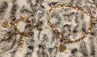 Juicy Couture Tbar Necklace And Tbar Bracelet With 4 Charms - Original