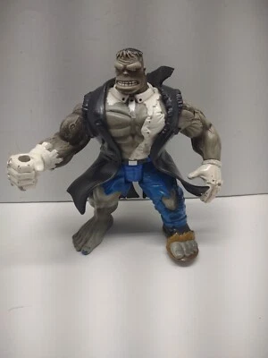 VTG Marvel Incredible Hulk Grey 6.5” Battle Damaged Mr FixIt Toybiz no hat v1 - Image 1 of 4