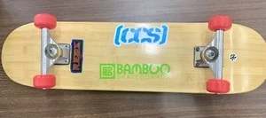Bamboo Deck Skateboards Sustainable 32"x8.75" Independent Trucks, Reds Bearings - Imagen 1 de 4