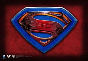 DC Comics - Wandschmuck Superman Logo Man of Steel - Bild 1 von 1