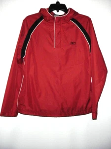REEBOK Jacket Medium Burgundy Hooded Fully Lined Long Sleeve Women - Picture 1 of 11