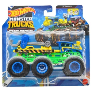 Hot Wheels Monster Vagones Big Plataformas Loco Punk 6 Transporte Remolque Truck - Imagen 1 de 3