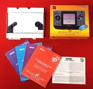 Neo Geo Pocket Color SNK Stone Blue Complete in Box VGC US Version TESTED - Picture 1 of 14