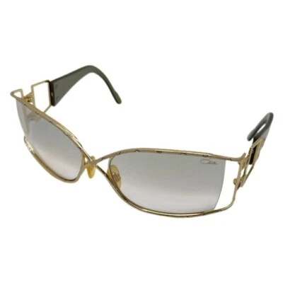 Lunettes de soleil CAZAL, monture en plastique et métal, or x kaki x marron - Photo 1/4