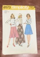 Vintage Simplicity Pattern #7846 Misses Two Piece Dress Bias Skirt Size 12 /& 14 UNCUT 1976 Personal Fit Pattern