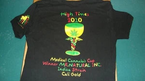 2010 High Times cannabis cup Shirt size med-Rare t shirt - Picture 1 of 7
