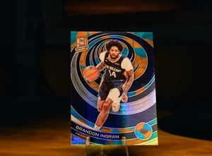 2022-23 Panini Spectra - Asia Blue & Orange Prizm #36 Brandon Ingram /49 - Picture 1 of 2