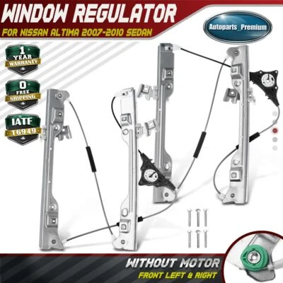 2x Regulador de ventana eléctrica para Nissan Altima 2007-2010 sedán delantero izquierdo y derecho Foto 1 de 4