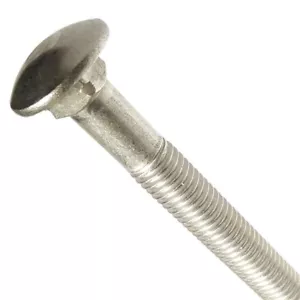 Pernos de carro de acero inoxidable de 3/8-16 x 10" grado 18-8 Qty 10 - Imagen 1 de 3