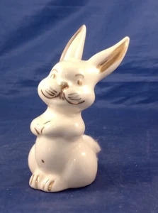 Vintage Bunny Cotton Ball Dispenser / Holder Vanity Item - Picture 1 of 5