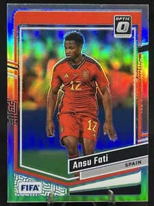 Ansu Fati 2023-24 Donruss FIFA Fútbol OPTIC HOLO PRIZM #58 España - Imagen 1 de 2