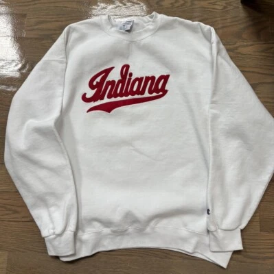 Champion Blanco Indiana Hoosiers Script Logo Letras Rojas - Sudadera IU - 2XL Foto 1 de 4