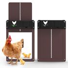 Automatic Chicken Coop Door Opener Battery Powered, Auto Chicken Door with Up...