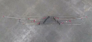 VW TYPE 2 BUS 1955-1967 DISC DRUM BRAKE LINE STAINLESS STEEL HARDLINE KIT KOMBI - Picture 1 of 7