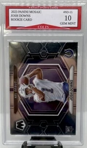 2023 Panini Mosaic Josh Downs Indianapolis Colts Rookie Card #ND-15 Gem Mint 10! - Picture 1 of 2