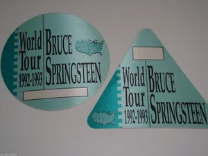 BRUCE SPRINGSTEEN 2 KONZERT BACKSTAGE TICKET PÄSSE Pass USA WORLD TOUR 1992 ccc - Bild 1 von 5