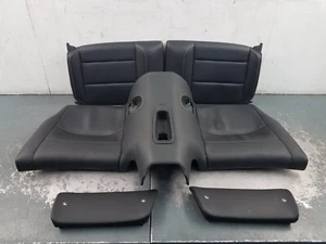 2016 Porsche 911 Turbo S 991 Black Leather Rear Seat Set #6242 LL7 - Picture 1 of 12