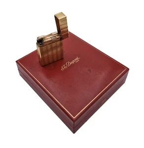 S.T. Dupont de Paris - Accendino da Collezione Ligne 1 Placcato Oro - Full Set - Foto 1 di 2