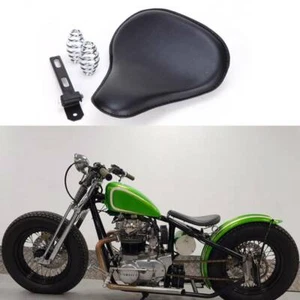 Big Motorcycle Spring Solo Seat for Harley Honda Yamaha Bobber Chopper Sportster - Picture 1 of 10