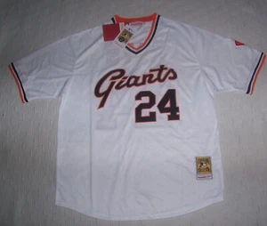 NEW! WILLIE MAYS SF GIANTS COOPERSTOWN MITCHELL & NESS white jersey XL X-LARGE - Picture 1 of 4