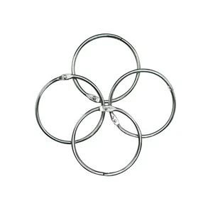 10 Stück - Schlüsselring - Bindering - Heftring - ⌀ 25 - 50 mm - Klappscharnier - Bild 1 von 6