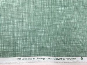 Linea Texture Green 100% Quilt Cotton 34" By WOF - Picture 1 of 2